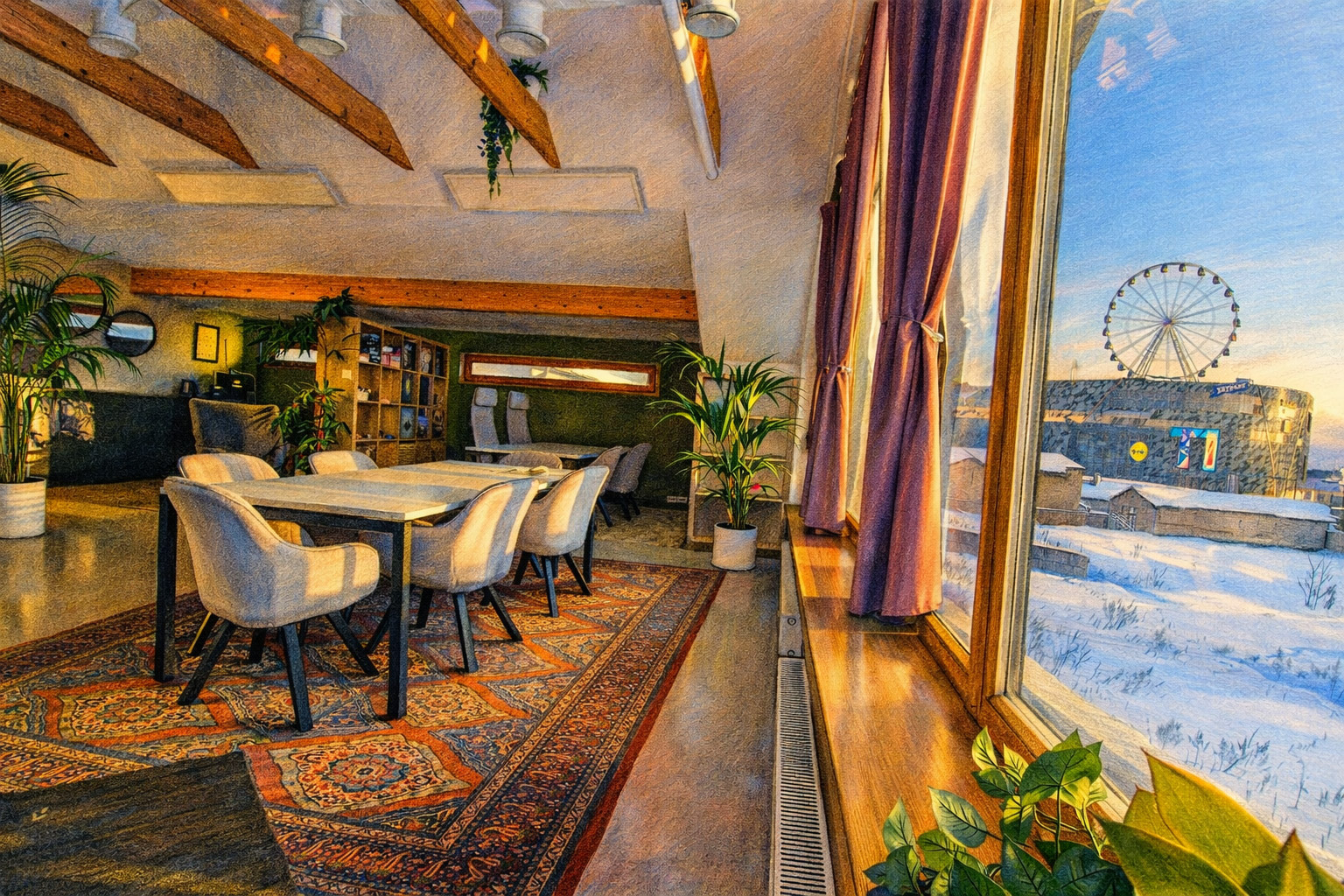 Coworking desks and ergonomic chairs at Undercover Vibe, Tallinn